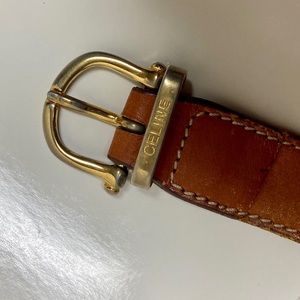 Vintage , Authentic Celine 3pc Buckle And Strap Ho